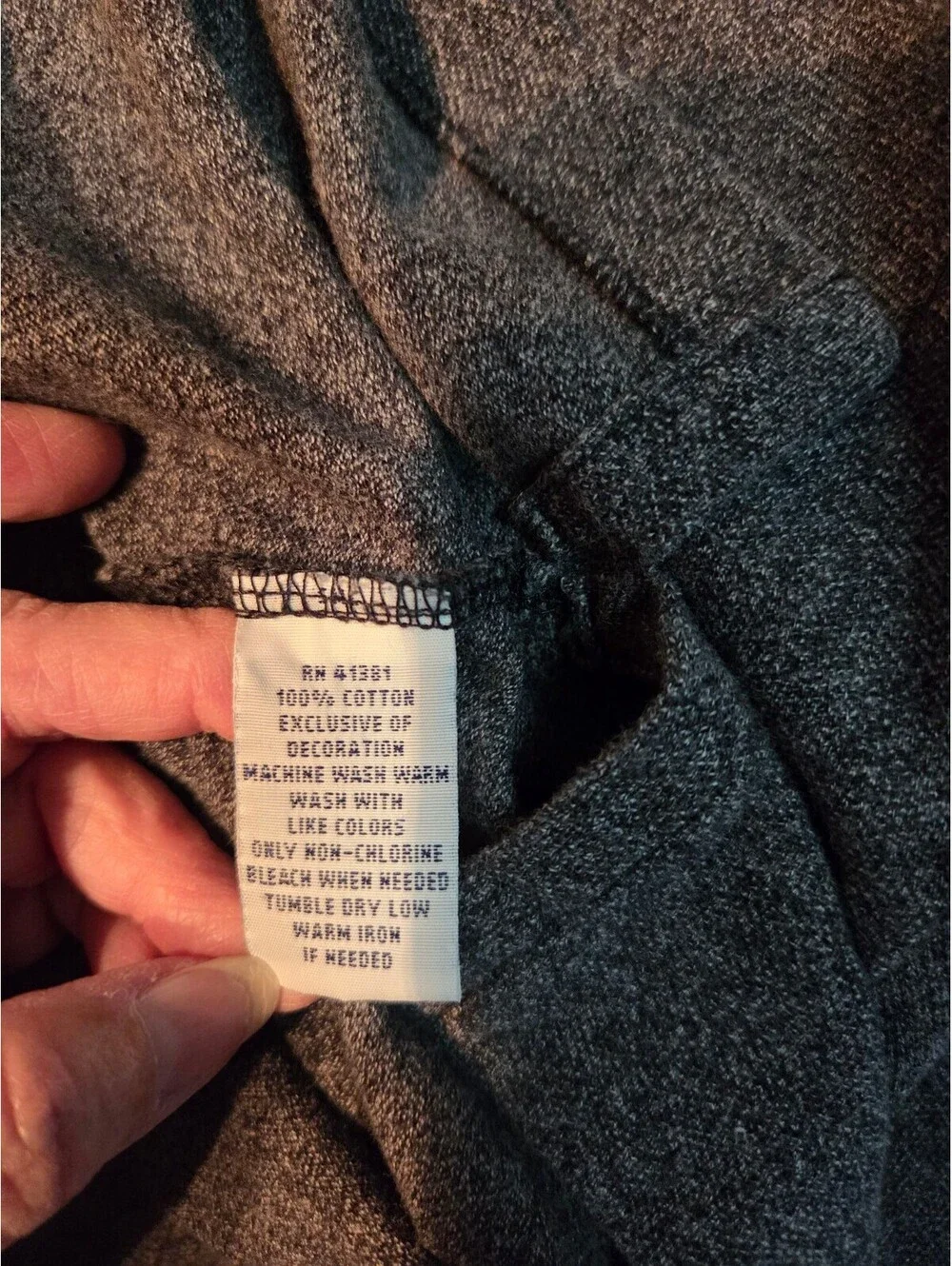 Polo Ralph Lauren Slim Fit Long Sleeve Gray Cotton Polo Shirt Size L